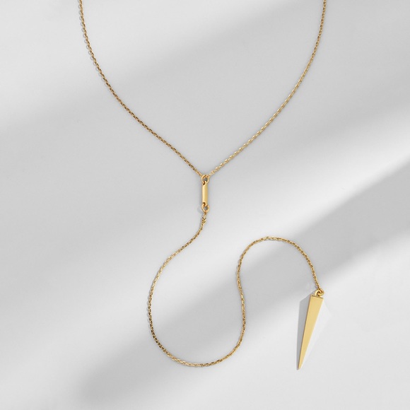 BaubleBar Pyramid Spike Y-Chain - Picture 4 of 6